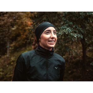 8726 Running Breath Thermo Headband, Black, One